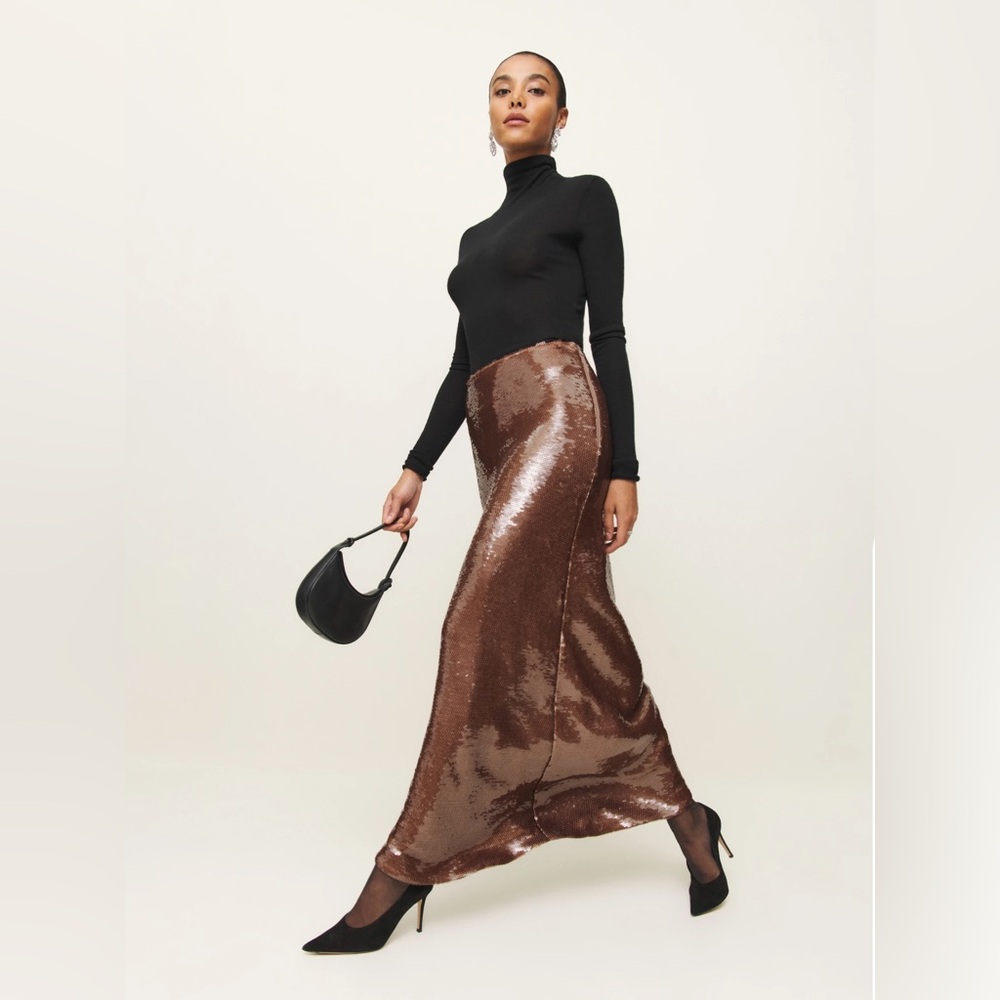 Reformation Gabriella Skirt In Terra, brand new without tags, never worn.